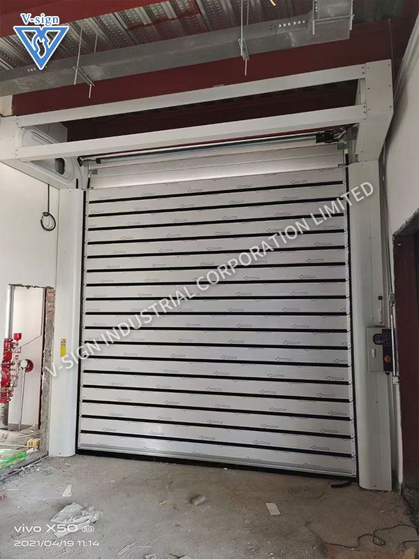 Fast Spiral Roller Shutter Door